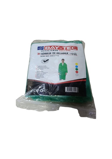 Bay Tec Tek Kullanımlık Hışır Yağmurluk Mk5103
