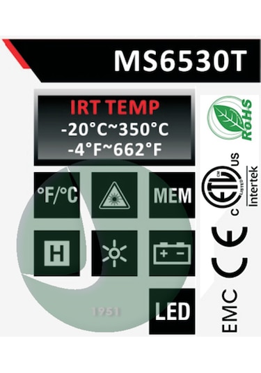 Mastech Ms6530t Temassız / İnfrared Termometre
