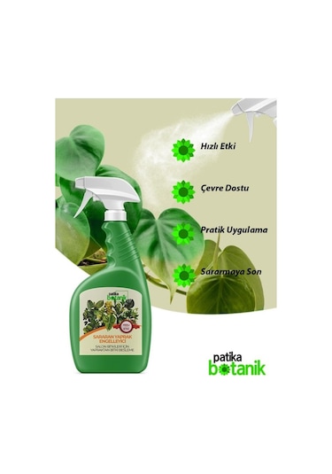 1 Lt Sararan Yaprak Engelleyici - Süs Bitkileri İçin - Yapraktan