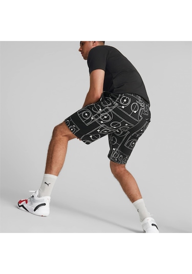 Puma Courtside Booster Basketball Erkek Şort 538561 01 Siyah