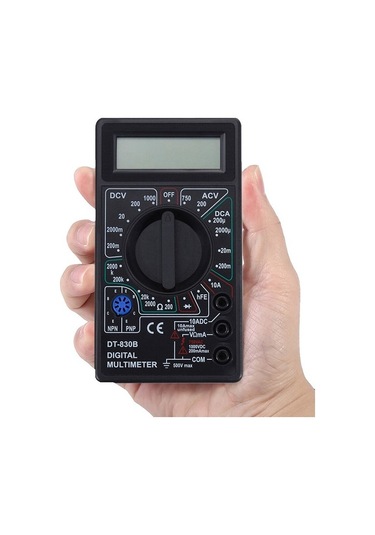 Agoodshop El Tipi Dijital Multimetre Lcd Metre Yüksek Hassasiyet Xl830l