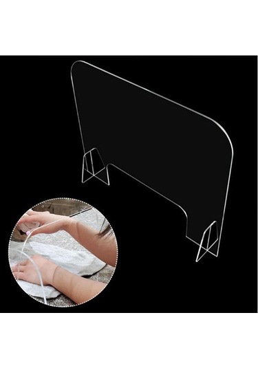 Suntek Sneeze Guard Akrilik Koruyucu Bariyer Masası Kontrol 50x50cm