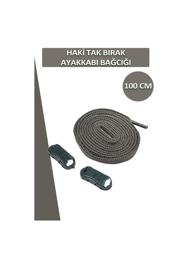 Dopar Elastik Esnek Akıllı Kilit Tak Bırak Ayakkabı Bağcığı 100 Cm 001
