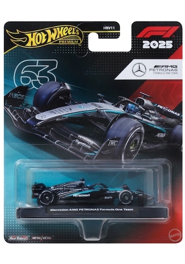 Hot Wheels Premium 2025 Formula 1 Mercedes-amg Petronas F1 Team Siyah