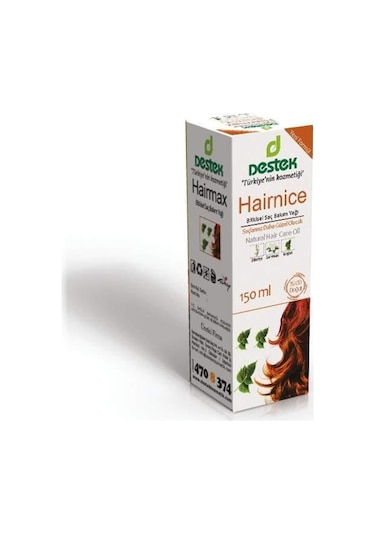 Destek Hairnice Bitkisel Saç Bakım Yağı 150 ML