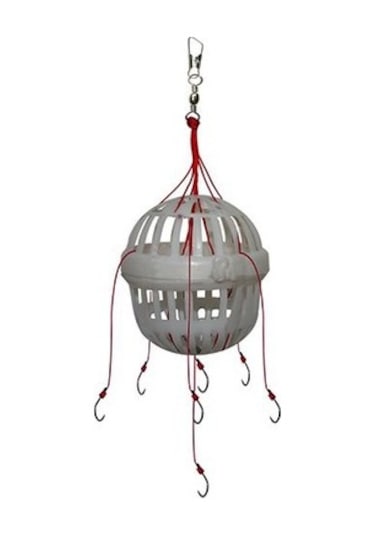 Effe 6 Iğneli Hazır Olta Takımı Plastik Kafes Yemlik