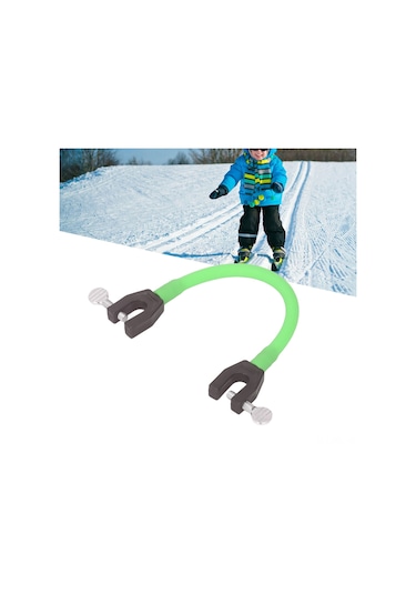 Konesam Çocuklar İçin Kayak Ucu Bağlayıcı - Başlangıçcı Kayak Yardımcısı, Stabilite Sağlar, Hız Kontrolü, Pembe Pembe