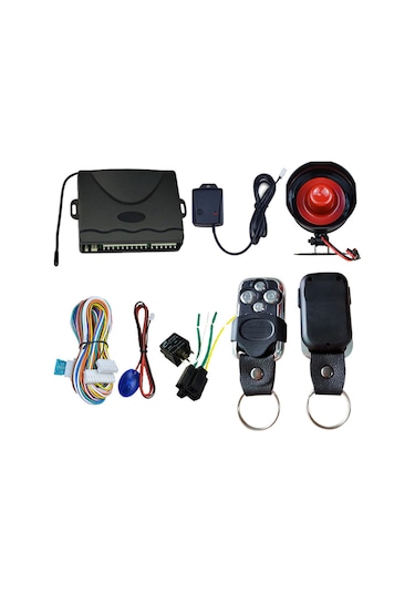 Reedark Araba Güvenlik Sistemi: Uzaktan Kilitleme + Çarpma Sensörü + Hareket Engeli + 120db Siren, Tüm Modeller İçin Uyumlu