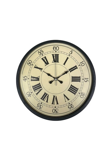 Zentime 36 Cm Siyah Dekoratif Duvar Saati çok Renkli
