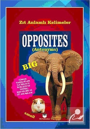 Opposites Antonyms - Zıt Anlamlı Kelimeler Cep Boy - Murat