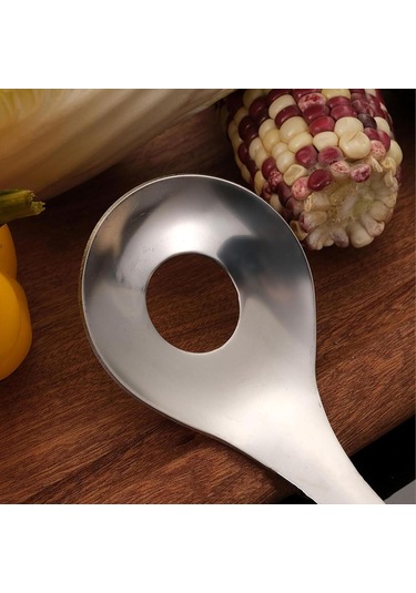 Ximistore9 3'lü Çelik Nopal Soyma Kaşığı - Çok Amaçlı Mutfak Aleti, Köfte Yapıcı, Mexico Kaktüs Soyucu Gümüş