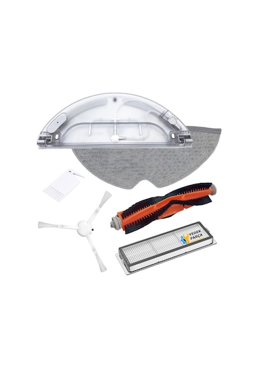 Xiaomi Vacuum Mop 1c Ve 2c İle Uyumlu Robot Süpürge 6lı Yedek Parça Set