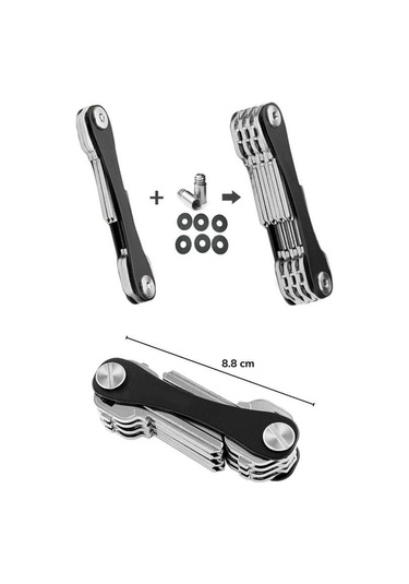 Ollevra Pratik Akılllı Anahtarlık Anahtar Düzenleyici Aparat