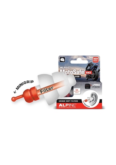 Alpine Motosafe Race Kulak Tıkacı
