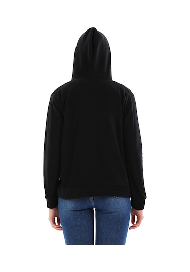 Slazenger Sofal I Kadın Polar Sweatshirt Siyah