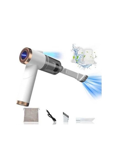 Fortunelane Q8 9000pa Güçlü Emişli Süpürgesi, Katlanabilir Led Işıklı, Ev & Araç Kullanımı