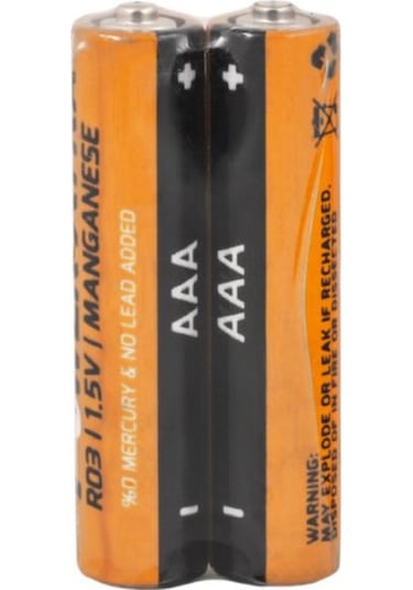 Power-Xtra R03 Zinc Manganez AAA Shrink İnce Kalem Pil 2li