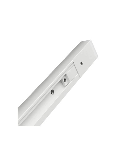 1 Metre Beyaz Ray Kanalı Plastik