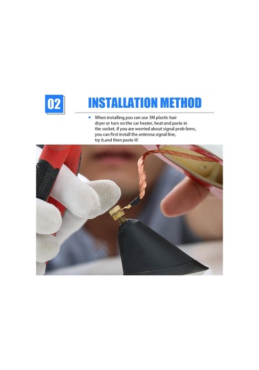 Youmex Abs Plastik Köpekbalığı Yüzgeci Anten, Radyo Sinyalini Güçlendiren, Kendinden Yapışkanlı, Evrensel Araç Aksesuarı