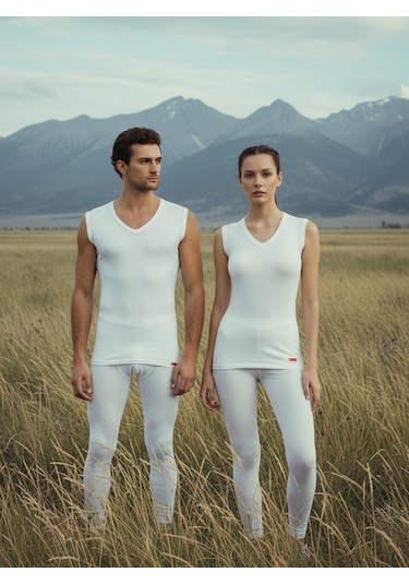 Blackspade Unisex Termal Tişört 2. Seviye 9243 Beyaz