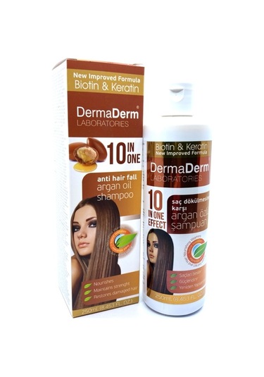 Dermaderm Saç Dökülmesine Karşı Argan Özlü Şampuan 250 ml