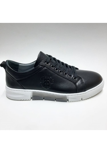 HİDAYET ÖZEL HAKİKİ DERİ BAĞCIKLI SİYAH ERKEK AYAKKABI C-9117720 Siyah
