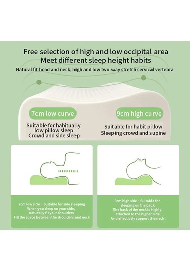 Lateks Yastık Tay Doğal Lateks Yastık Bellek Yetişkin Servikal