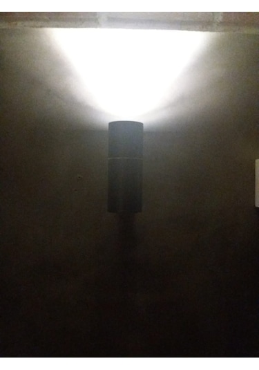 Dış Mekan Tek Yönlü Led Ampüllü Aplik (319487801) Antrasit