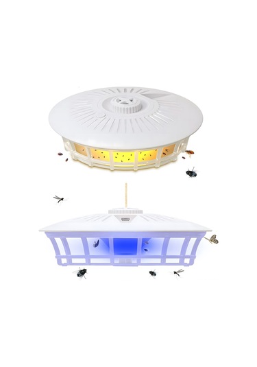 Hfambition Pire, Mus, Sinek Ve Haşere Tutucu Işık - 4 Modlu Isı Ve Işık Tahrikli, Usb/pil Beslemeli, 80-120 M² Kapsama Alanı