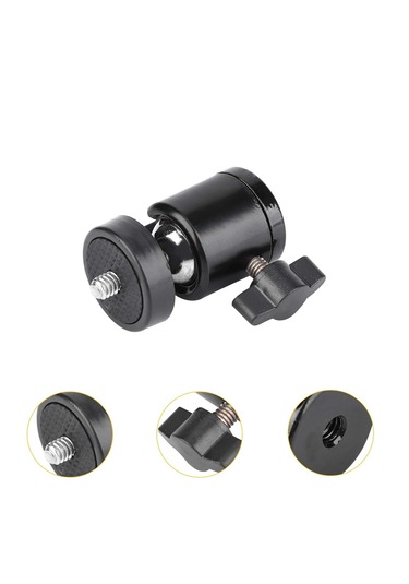 360 Derece Ayarlanabilir Metal 3/8 Tripod Monopod Işık Standı