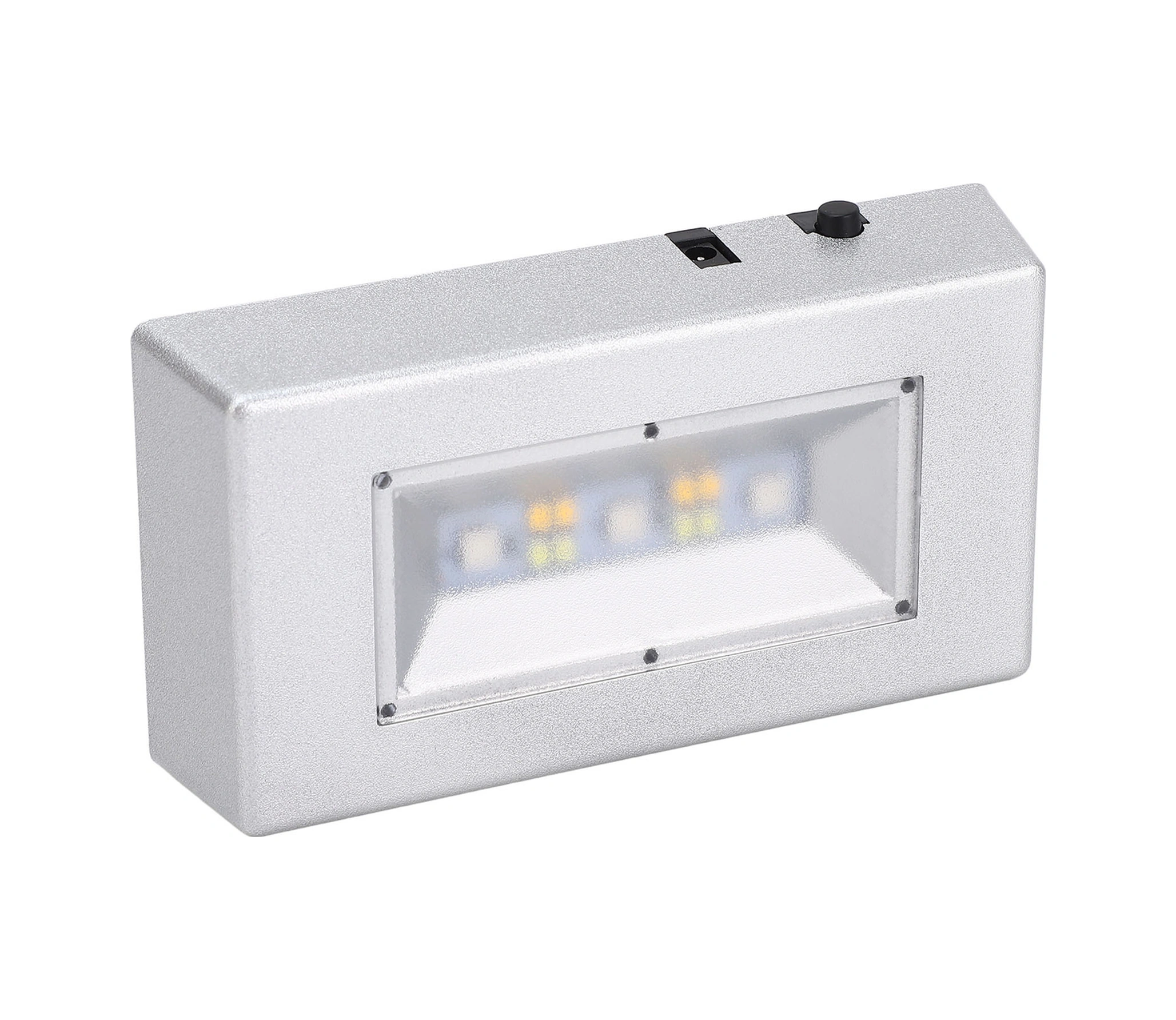 Wezone Gümüş Led Işık Tabanı, Usb/pil Beslemeli, 11 Ampul, Çok Renkli Modlar, Kristal Top/sanat Eserleri İçin Sergi Tabanı Pil Yok Diğer