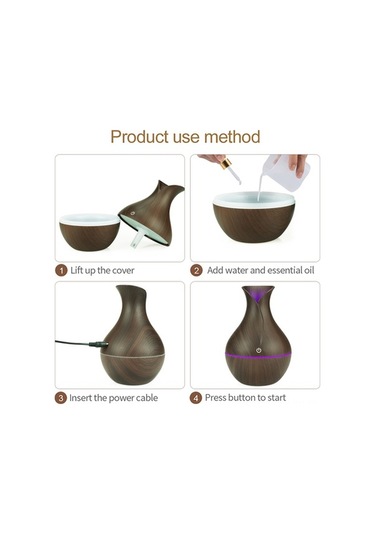 Novahub Usb Nemlendirici & Aromaterapi Cihazı - Led Işıklı, 130ml, Taşınabilir, Hava Nemlendirici