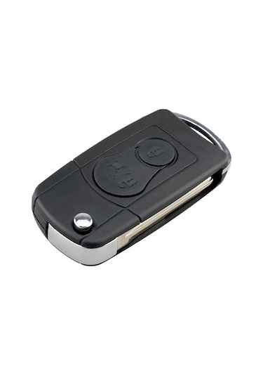 2 Düğme Yükseltilmiş Çevirme Katlanır Uzaktan Araba Anahtarı Durum Ssangyong Actyon / Kyron / Rexton Uyumlu Fit