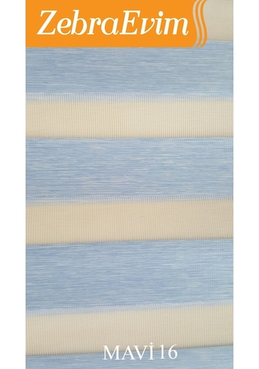 7 Farklı Renk Bambu Zebra Stor Perde