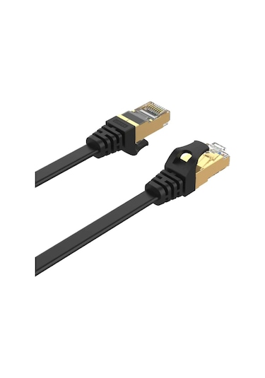Unıtek Cat7 Patch Kablo 1mt Flat C1897bk-1m