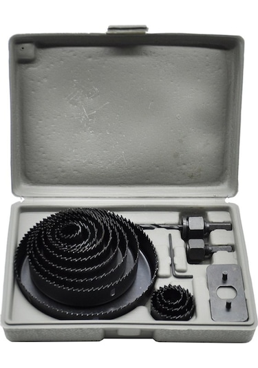 Master Delik Açma Panç Seti Ahşap Kartonpiyer Alçıpan 16 Parça