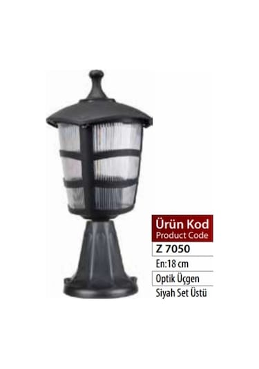 Zerpa Üçgen Set Üstü Armatür Siyah Çok Renkli