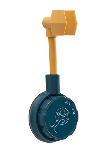 Primepickings Yeşil Evrensel 360 Ayarlanabilir El Duşu Başlığı Tutucu Kendinden Yapışkanlı Duş Başlığı 2 Katlı Gri