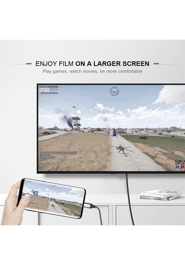 Sones Qgeem Qg-ua01 Usb Type-c - Hdmı Adaptörü Gümüş Gri