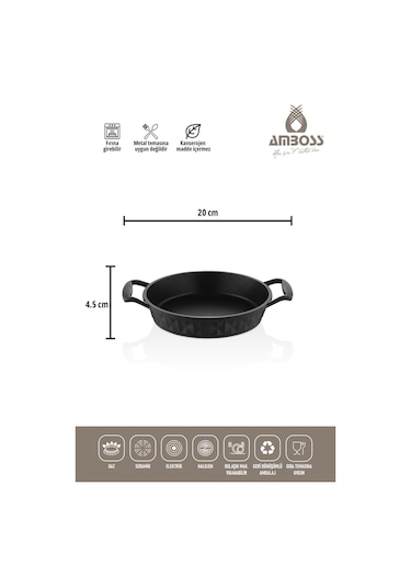 Amboss Kuvars Döküm Sahan Set