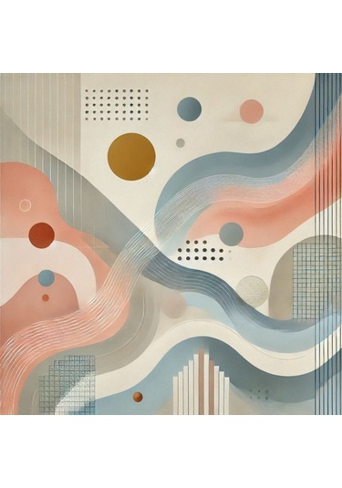 İskandinav Soyut Tablo Set Çerçevesiz 50x50cm Pvc Tablo 4'lü Set 010 Her Bir Tablo 50x50cm Büyüklüğündedir.