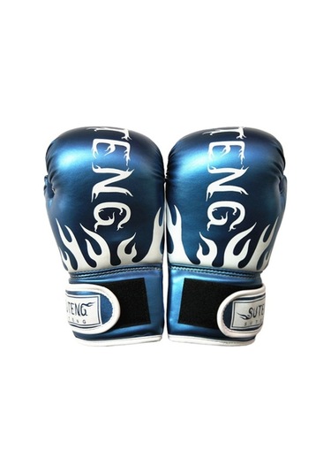 Artfulabode Yaş Ve Sporcular Spor Skycıty Sedef Mavi Mavi Konforlu İçin Hafif Genç Eldiveni Detaylı Çocuk Boks Aparatı, 8-14 - Gx Mavi