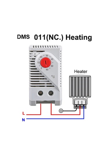 Demex Ray Tipi Termostat Isıtıcı Için Kırmızı