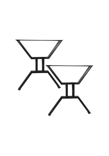 Bin1Fırsatt Metal Ayak Ahşap Masif Çalışma Yemek Masası Ayağı Masa Ayağı