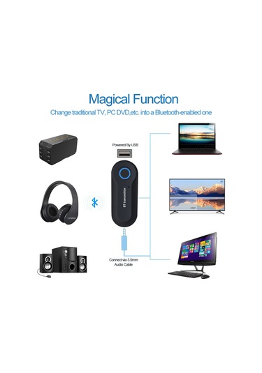 Lemestar Bluetooth 4.0 Ses Verici: Tv, Pc Ve Dvd İçin Taşınabilir Usb Güçlü Ses Adaptörü