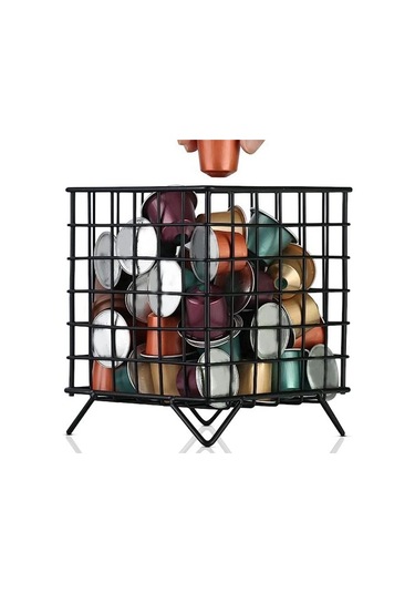 Metabagua 1 Kahve Pod Tutucusu, Kapasite K Bardak Tutucusu Ve Kahve Istasyonu Düzenleyicisi Için Kahve Saklama Düzenleyicisi 2b2qlb Siyah