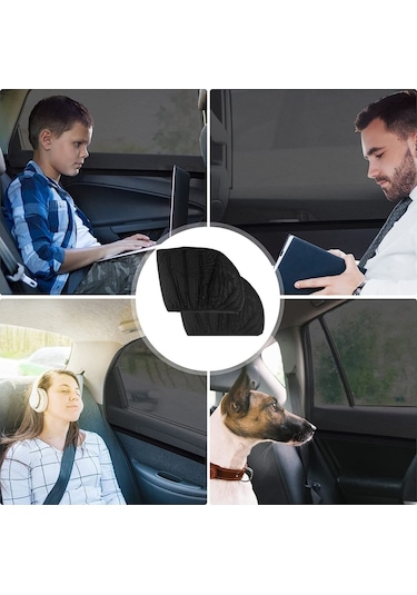 Oto Yan Cam Perdesi Araba Arka Güneşlik 1 Adet Araç Cam Gölgelik Cam Kılıfı Cam Açılabilir