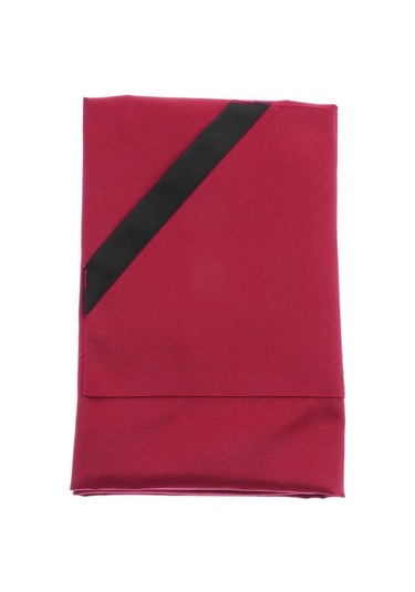 Suntek Unisex Bel Önlükleri Küçülmez Solmaz Quick Kitchen Kırmızı Siyah Kenar