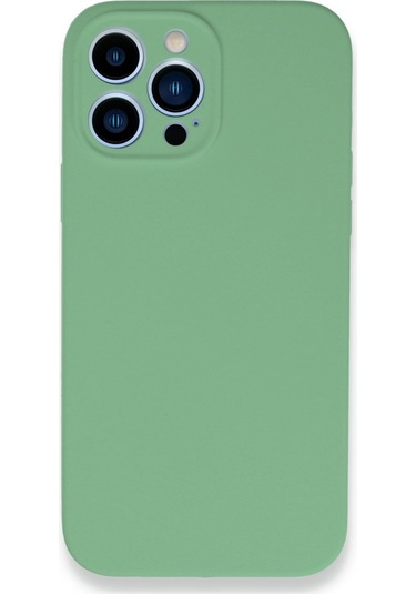 Newface Apple   Uyumlu  iPhone 13 Pro Max Kılıf Lansman Legant Silikon - Yeşil
