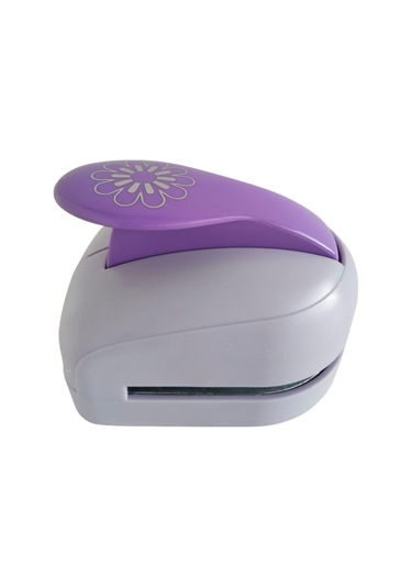 Şekilli Delgeç 3d 3 Boyutlu Çiçek Desenli Punç 4 Cm Sanat Etkinlikleri İçin Çok Renkli